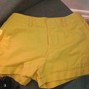 GAP Women's Sunny Yellow Bermudas